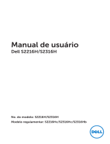 Dell S2216H Guia de usuario