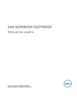 Dell S2719DGF Guia de usuario