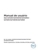 Dell S2419NX Guia de usuario