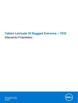 Dell Latitude 7212 Rugged Extreme Manual do proprietário