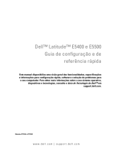 Dell Latitude E5500 Guia rápido