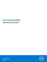Dell Latitude E6540 Manual do proprietário