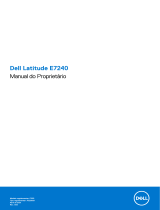 Dell Latitude E7240 Ultrabook Manual do proprietário