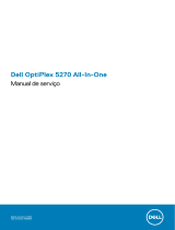 Dell OptiPlex 5270 All-in-One Manual do proprietário