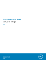 Dell Precision 3640 Tower Manual do proprietário