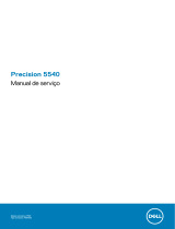 Dell Precision 5540 Manual do usuário