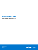 Dell Precision 7520 Manual do proprietário