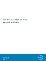 Dell Precision 7820 Tower Manual do proprietário