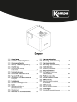 Dometic Kampa Geyser Instruções de operação