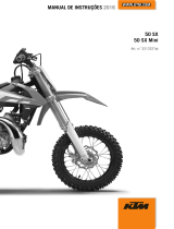 KTM 50 SX Mini 2016 Manual do proprietário