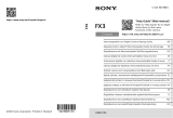 Sony ILME Series User FX3 Guia de usuario