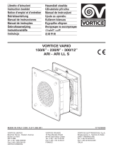 Vortice Vario 150/6" ARI Instruções de operação
