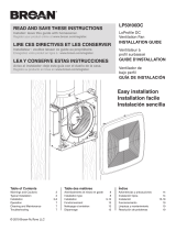 Broan  LP50100DC  Instruções de operação