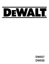 DeWalt DW938K Manual do usuário