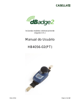 Casella dBadge2 (IS) Noise Dosimeter Series Manual do usuário