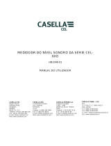Casella 62x Series Sound Level Meter Manual do usuário