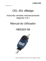 Casella dBadge Noise Dosimeter Series Manual do usuário