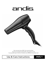 Andis HVS-1 Guia de usuario
