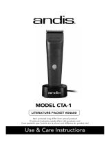 Andis CTA-1 Guia de usuario
