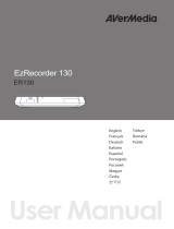 Avermedia ER130-tv Manual do usuário