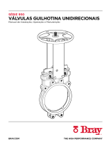 Bray Série 950 Válvulas Guilhotina Unidirecionais Manual do proprietário