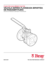 Bray Válvula Esfera Flangeada Bipartida de Passagem Plena Séries F15/F30 Manual do proprietário