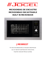 Jocel JME009227 Built In Microwave Oven Manual do usuário