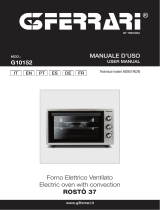 G3FERRARi G10152 Electric Oven Manual do usuário