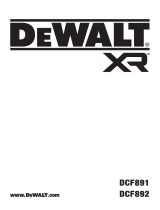 DeWalt DCF892NT Manual do usuário