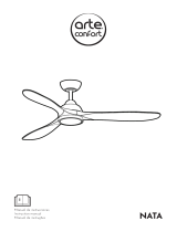 arteconfort NATA Ceiling Fan Manual do usuário