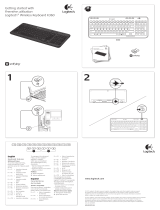 Logitech K360 Wireless Keyboard Manual do usuário