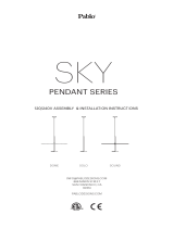 Pablo SKY DOME Series Pendant Light Manual do usuário