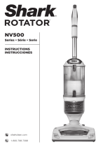 Shark NV500 Series Rotator Professional Lift Away XL Vacuum Manual do usuário