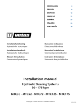 Vetus MTC30 Series Hydraulic Steering System Manual do usuário