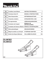 Makita DLM382 Cordless Lawn Mower Manual do usuário