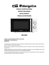 Orbegozo MIG 2320 Microwave Manual do usuário