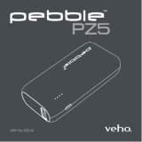 Veho Pebble PZ5 Portable Power Bank Manual do usuário