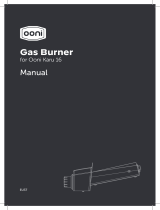 Ooni Karu 16 Gas Burner Manual do usuário