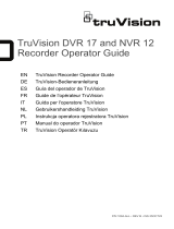 TRUVISION TVR-1716-2T Digital Video Recorder Manual do usuário