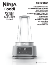 Ninja CB100EU Power Nutri Blender 2 In 1 Manual do usuário