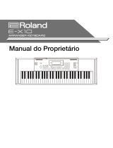 Roland E-X10 Manual do proprietário
