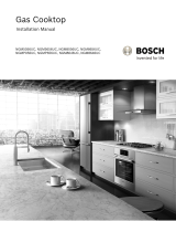 Bosch NGM5056UC 800 Series Gas Cooktop Manual do usuário