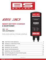 BS BATTERY BS 30 Smart Battery Charger and Maintainer Manual do usuário