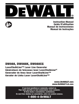 DeWalt DW088CG Manual do usuário