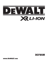 DeWalt DCF85ME2GT Manual do usuário