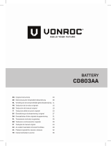 Vonroc CD803AA VPower 20V Platform Manual do usuário