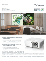Optoma ZW350e Manual do proprietário