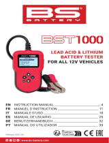 BS BATTERY BST 1000 Lead Acid and Lithium Battery Tester Manual do usuário