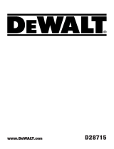 DeWalt D28715 Manual do usuário