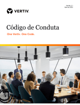 Vertiv Code of Conduct - Version 2.1 Manual do usuário